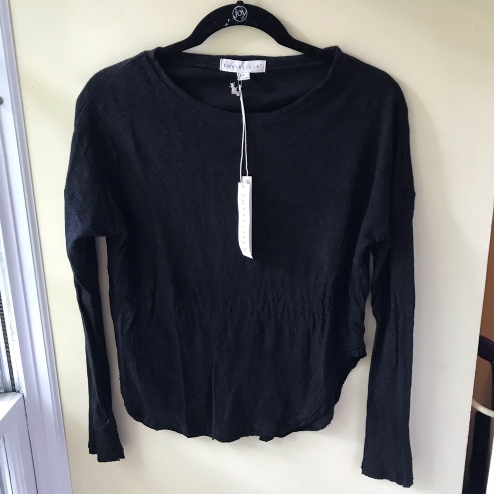 Black Lovestitch top